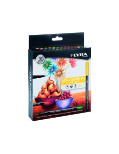 Rotulador Lyra Aqua Brush Duo Caja De 36 Colores Surtidos 2
