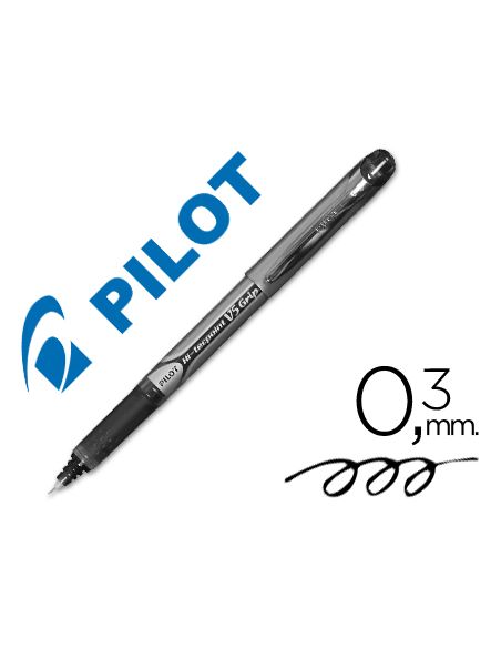 Rotulador Negro  Pilot Punta Aguja V-5 Grip 0.5 Mm