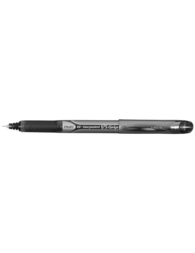 Rotulador Negro  Pilot Punta Aguja V-5 Grip 0.5 Mm