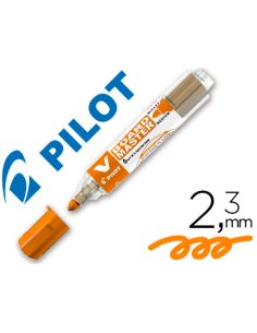 Rotulador Naranja  Pilot V Board Master Para Pizarra Blanca Tinta Liquida Trazo 2,3Mm