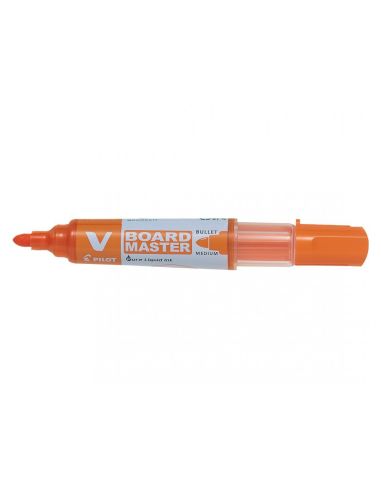 Rotulador Naranja  Pilot V Board Master Para Pizarra Blanca Tinta Liquida Trazo 2,3Mm