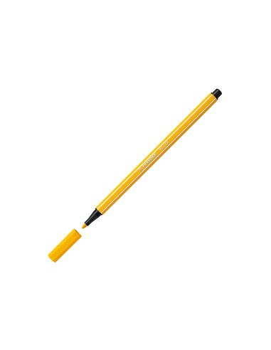 Rotulador Amarillo Limon Stabilo Acuarelable Pen 68  Punta Gruesa 1Mm