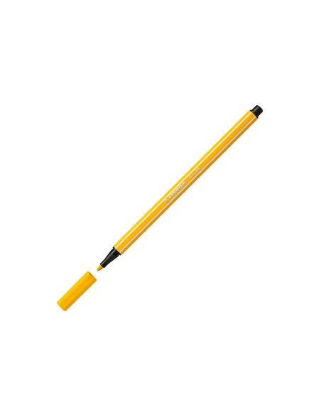 Rotulador Amarillo Limon Stabilo Acuarelable Pen 68  Punta Gruesa 1Mm