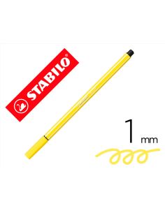 Rotulador Stabilo Acuarelable Pen 68 Amarillo Limon Punta Gruesa 1Mm 2