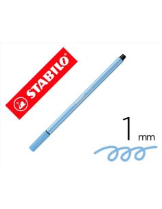 Rotulador Azul Claro Stabilo Acuarelable Pen 68  Punta Gruesa 1Mm 2