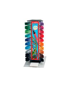 Rotulador Stabilo Acuarelable Pen 68 Counter Expositor 240 Unidades Colores Surtidos 2