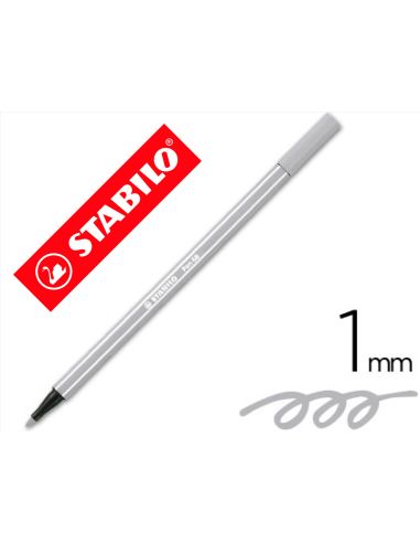 Rotulador Gris Azulado Palido Stabilo Acuarelable Pen 68  Punta Gruesa 1Mm