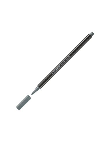 Rotulador Stabilo Acuarelable Pen 68 Metalico Plata Punta Gruesa 1Mm