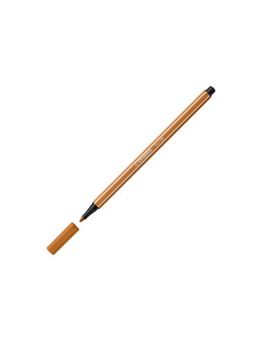 Rotulador Ocre Oscuro Stabilo Acuarelable Pen 68  Punta Gruesa 1Mm