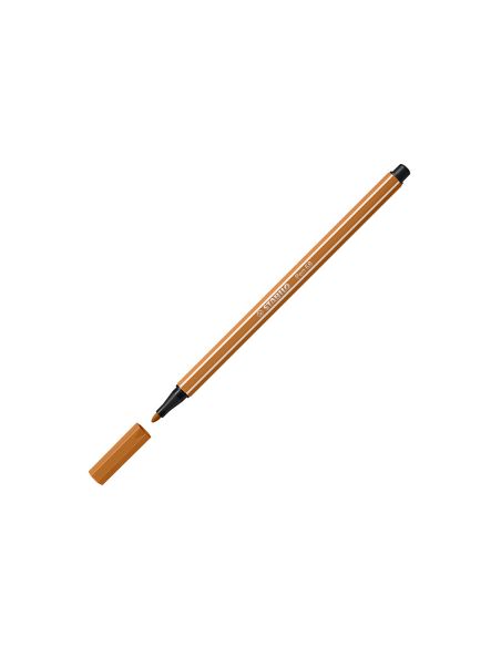 Rotulador Ocre Oscuro Stabilo Acuarelable Pen 68  Punta Gruesa 1Mm