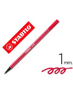 Rotulador Rojo Oscuro Stabilo Acuarelable Pen 68  Punta Gruesa 1Mm