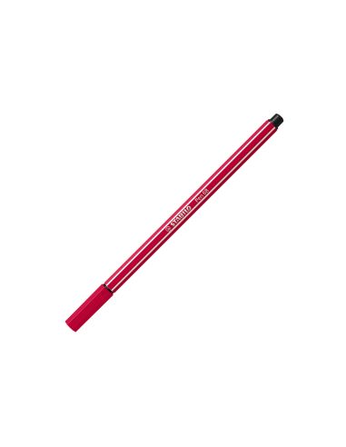 Rotulador Rojo Oscuro Stabilo Acuarelable Pen 68  Punta Gruesa 1Mm