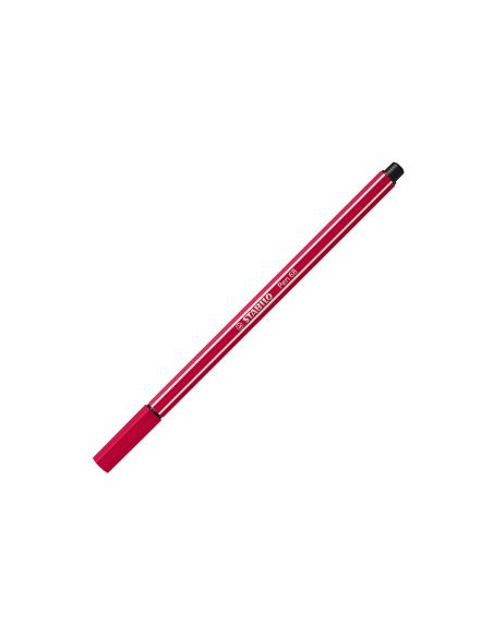 Rotulador Rojo Oscuro Stabilo Acuarelable Pen 68  Punta Gruesa 1Mm