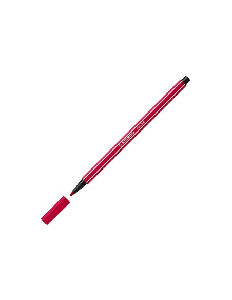 Rotulador Rojo Oscuro Stabilo Acuarelable Pen 68  Punta Gruesa 1Mm