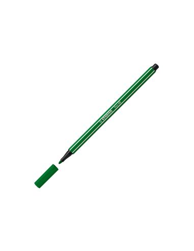 Rotulador Verde Esmeralda Stabilo Acuarelable Pen 68  Punta Gruesa 1Mm
