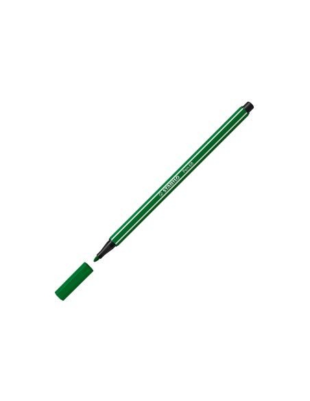 Rotulador Verde Esmeralda Stabilo Acuarelable Pen 68  Punta Gruesa 1Mm