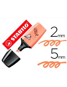 Rotulador Stabilo Boss Mini Pastel Love Melocoton Sedoso