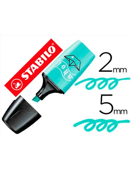 Rotulador Stabilo Boss Mini Pastel Love Toque De Turquesa