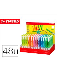 Rotulador Stabilo Fluorescente Swing Cool Expositor De 48 Unidades Colores Surtidos 2
