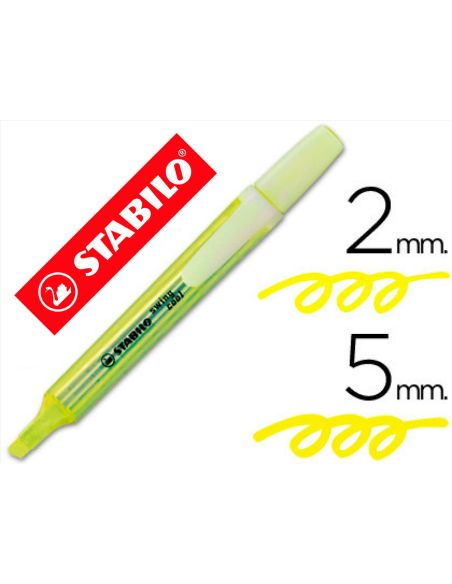 Rotulador Amarillo Stabilo Marcador Fluorescente Swing Cool