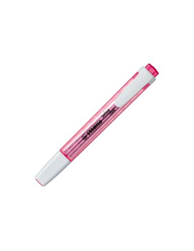 Rotulador rosa stabilo marcador fluorescente swing cool