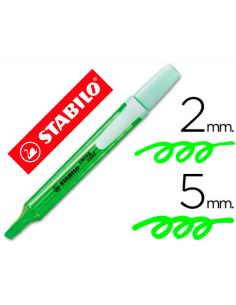 Rotulador Verde Stabilo Marcador Fluorescente Swing Cool