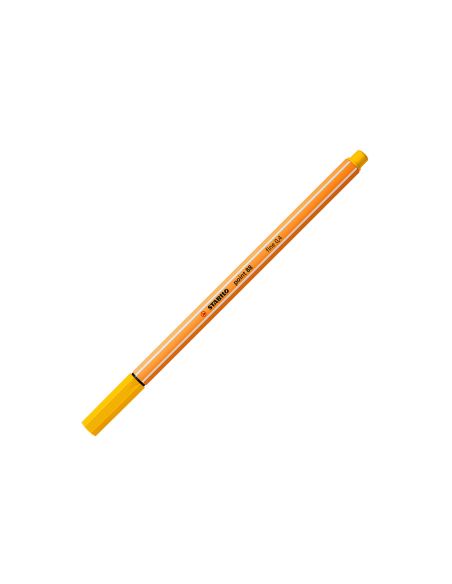 Rotulador Amarillo Stabilo Punta De Fib Ra Point 88 Punta Fina 0,4Mm