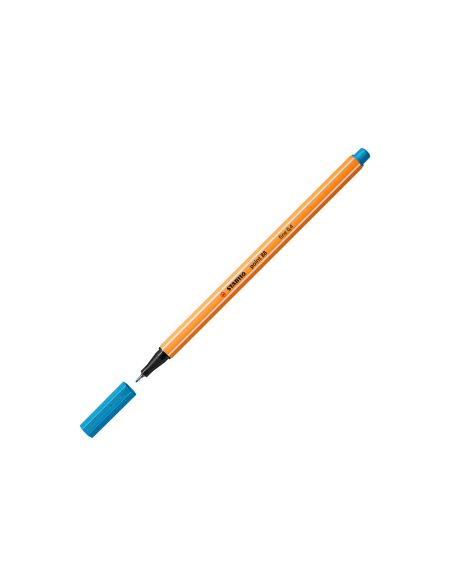 Rotulador  Azul Celeste Stabilo Punta De Fib Ra Point 88 Punta Fina 0,4Mm
