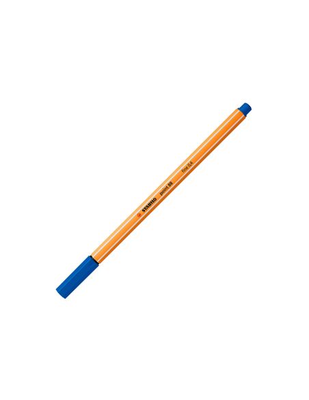 Rotulador Azul Oscuro Stabilo Punta De Fib Ra Point 88  Punta Fina 0,4Mm