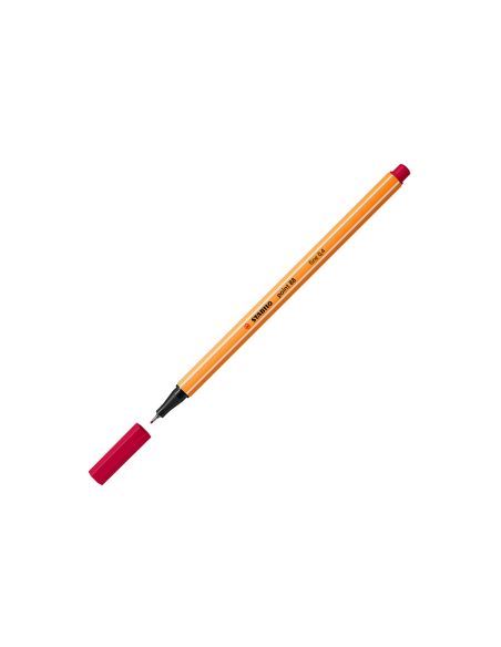 Rotulador Carmin  Stabilo Punta De Fib Ra Point 88 Punta Fina 0,4Mm