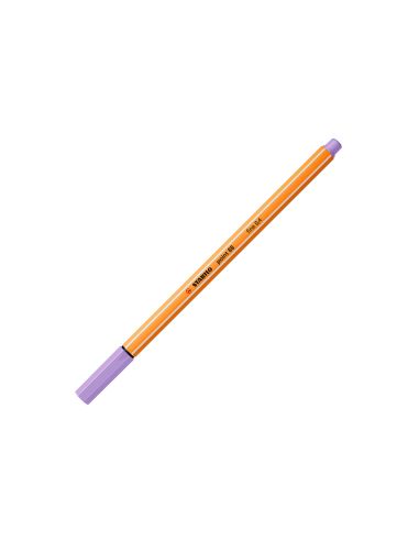 Rotulador Lila Claro Stabilo Punta De Fib Ra Point 88 Punta Fina 0,4Mm