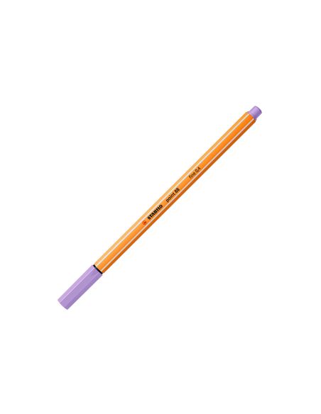 Rotulador Lila Claro Stabilo Punta De Fib Ra Point 88 Punta Fina 0,4Mm