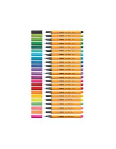 Rotulador Stabilo Punta De Fibra Point 88 Mini Estuche De 18 Unidades Colores Surtidos 2