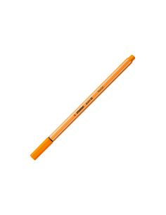 Rotulador Naranja  Stabilo Punta De Fib Ra Point 88 Punta Fina 0,4Mm 2