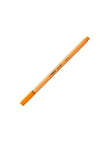 Rotulador Naranja  Stabilo Punta De Fib Ra Point 88 Punta Fina 0,4Mm