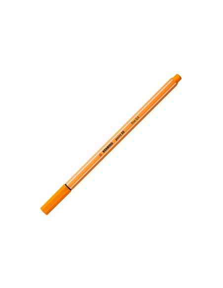 Rotulador Naranja  Stabilo Punta De Fib Ra Point 88 Punta Fina 0,4Mm