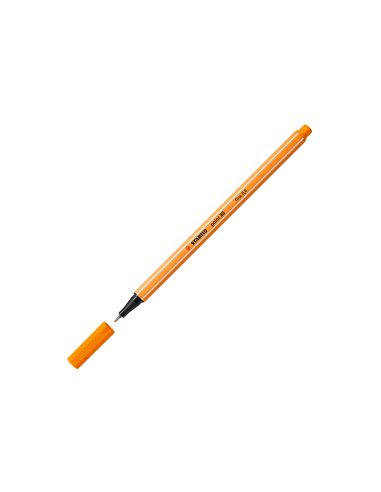 Rotulador Naranja  Stabilo Punta De Fib Ra Point 88 Punta Fina 0,4Mm