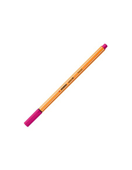 Rotulador Rosa Stabilo Punta De Fib Ra Point 88 Punta Fina 0,4Mm