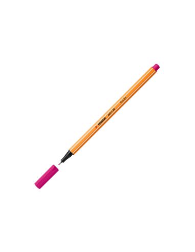 Rotulador Rosa Stabilo Punta De Fib Ra Point 88 Punta Fina 0,4Mm