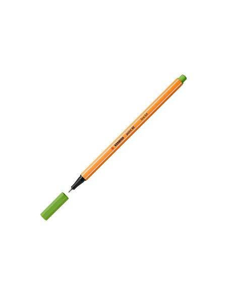 Rotulador  Verde Manzana Stabilo Punta De Fib Ra Point 88 Punta Fina 0,4Mm