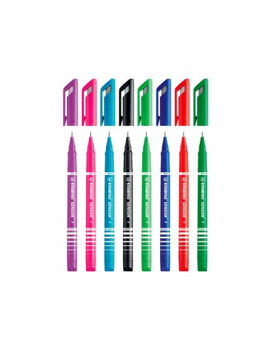 Rotulador Stabilo Sensor Punta De Fibra 0,3 Mm Expositor De 48 Unidades Colores Surtidos