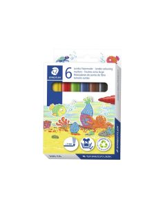 Rotulador Staedtler Color Jumbo Trazo 3 Mm Estuche De 6 Unidades Colores Surtidos 2