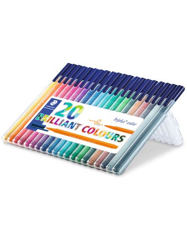 Rotulador Staedtler Triplus Color 323 Estuche De 20 Unidades Colores Surtidos (14+6 Gratis)