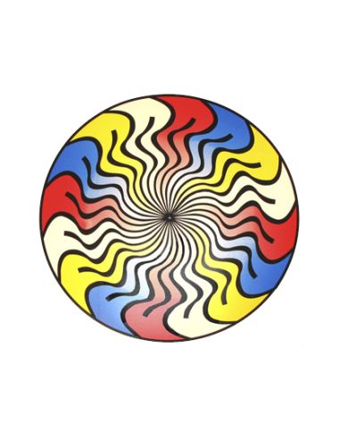 Rueda Gigante Henbea Plastico Flexible Con Efectos Opticos Diametro 50 Cm Set