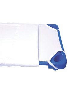 Sabanita Amaya Para Cama Guarderia Blanca 50% Algodon 50% Acrilico 126X55 Cm 2