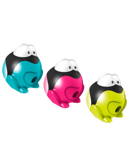 Sacapuntas Maped Plastico Croc Croc Signal Con Deposito 1 Uso Colores Surtidos