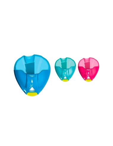 Sacapuntas Maped Plastico I-Gloo 1 Uso Con Deposito Colores Surtidos