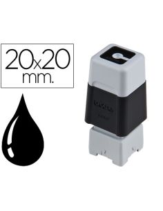 Sello Automatico Brother 20 Mm X 20 Mm Negro