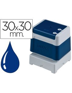 Sello Automatico Brother 30 Mm X 30 Mm Azul