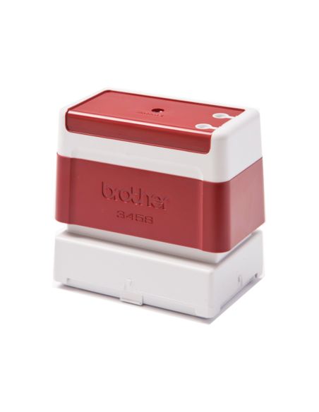 Sello Automatico Brother 34 Mm X 58 Mm Rojo